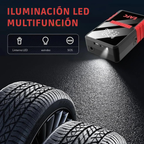 Arrancador de Batería Portátil Ultra Potente 4 en 1